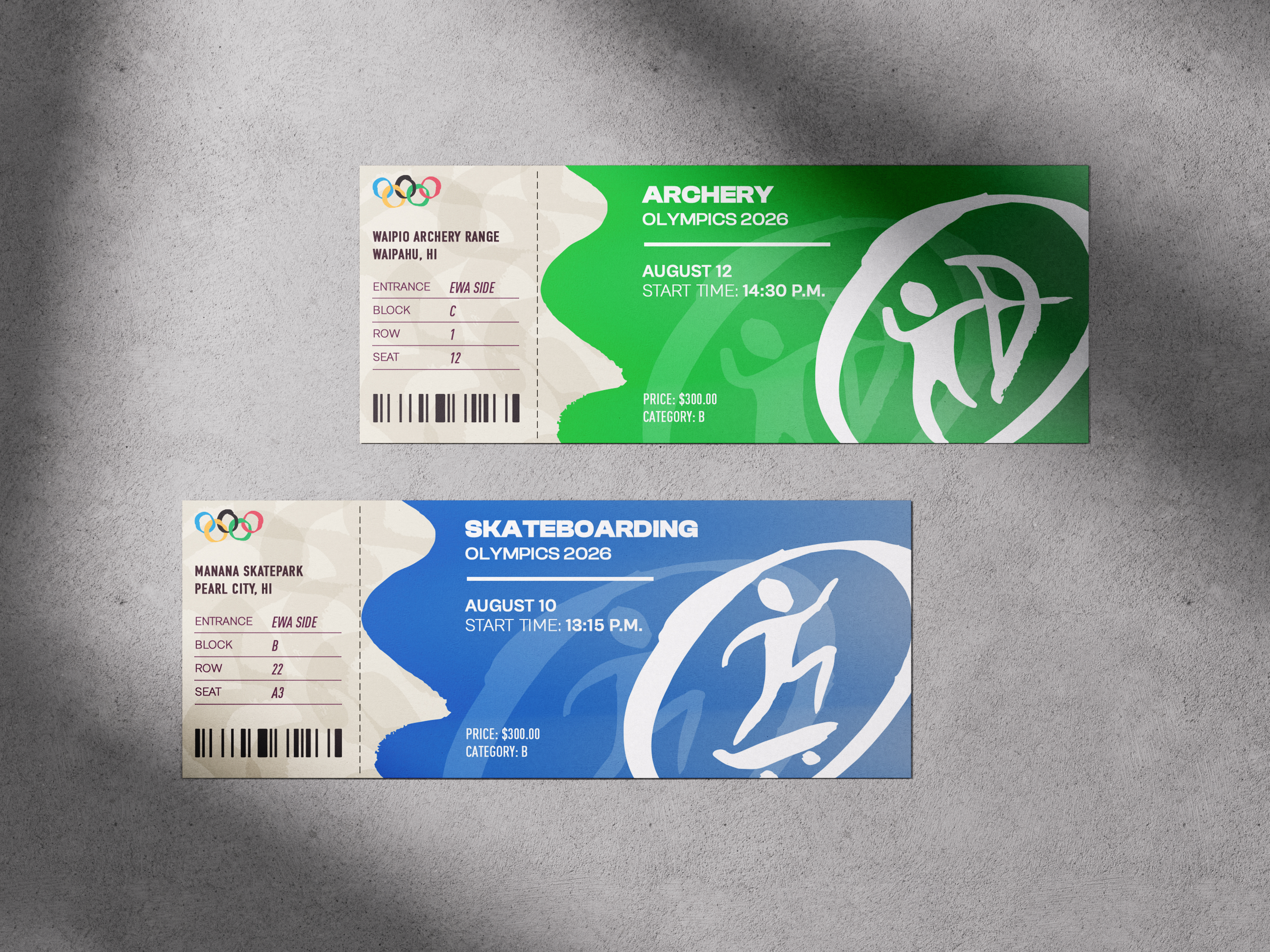 olympic ticket
